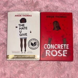 Angie Thomas Book Bundle: The Hate U Give and Concrete Rose